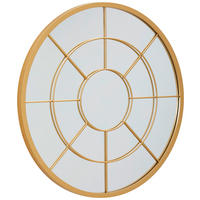 WANDSPIEGEL Goldfarben  - Goldfarben, Design, Glas/Holzwerkstoff (80/80/3cm) - MID.YOU