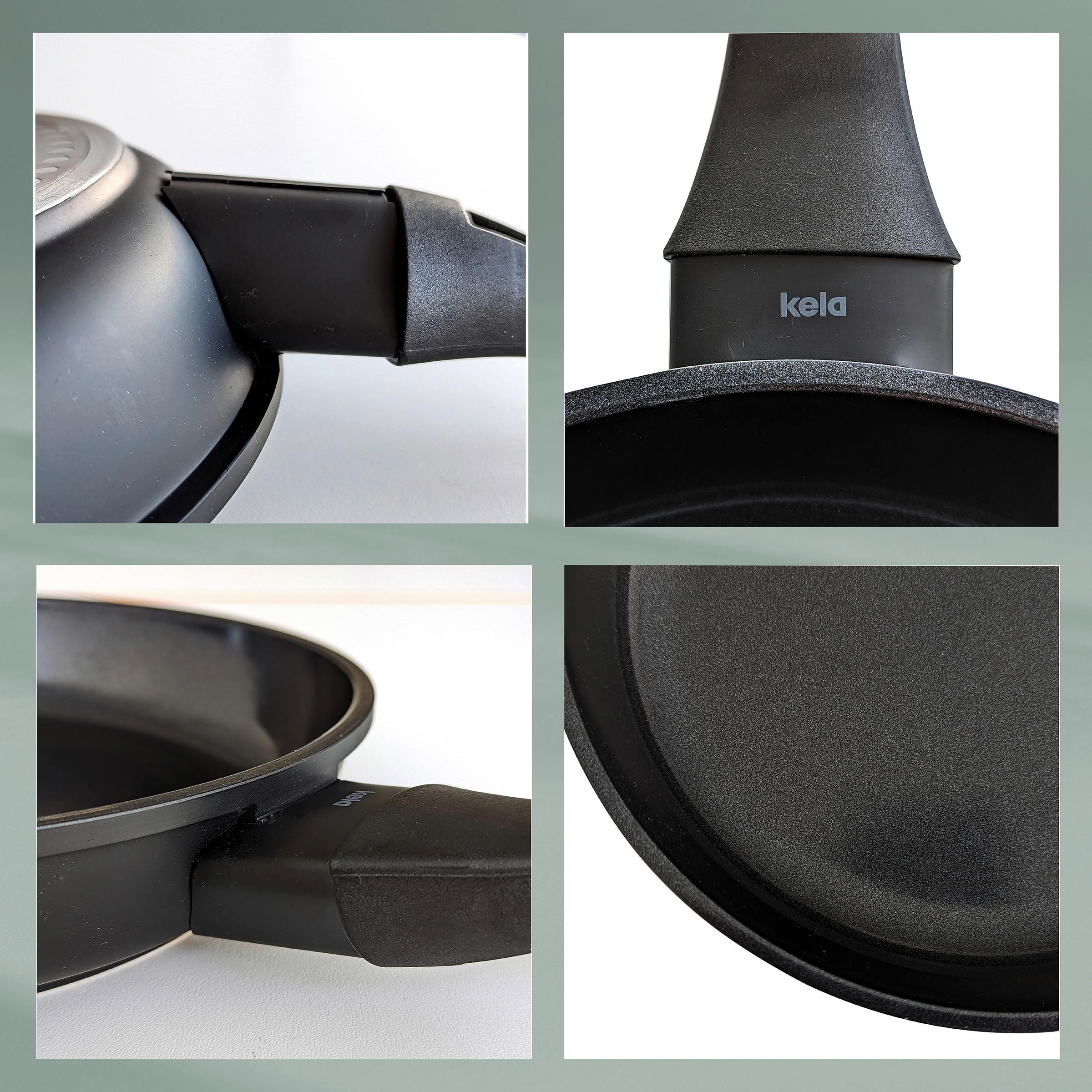 BRATPFANNE Atura Keramikbeschichtung  - Schwarz, KONVENTIONELL, Metall (28/5cm) - Kela