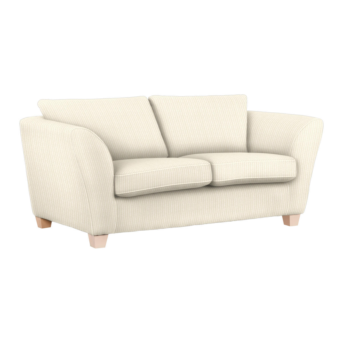 2-SITS SOFFA i textil beige  - beige/naturfärgad, trä/textil (190/70-85/95cm) - MID.YOU