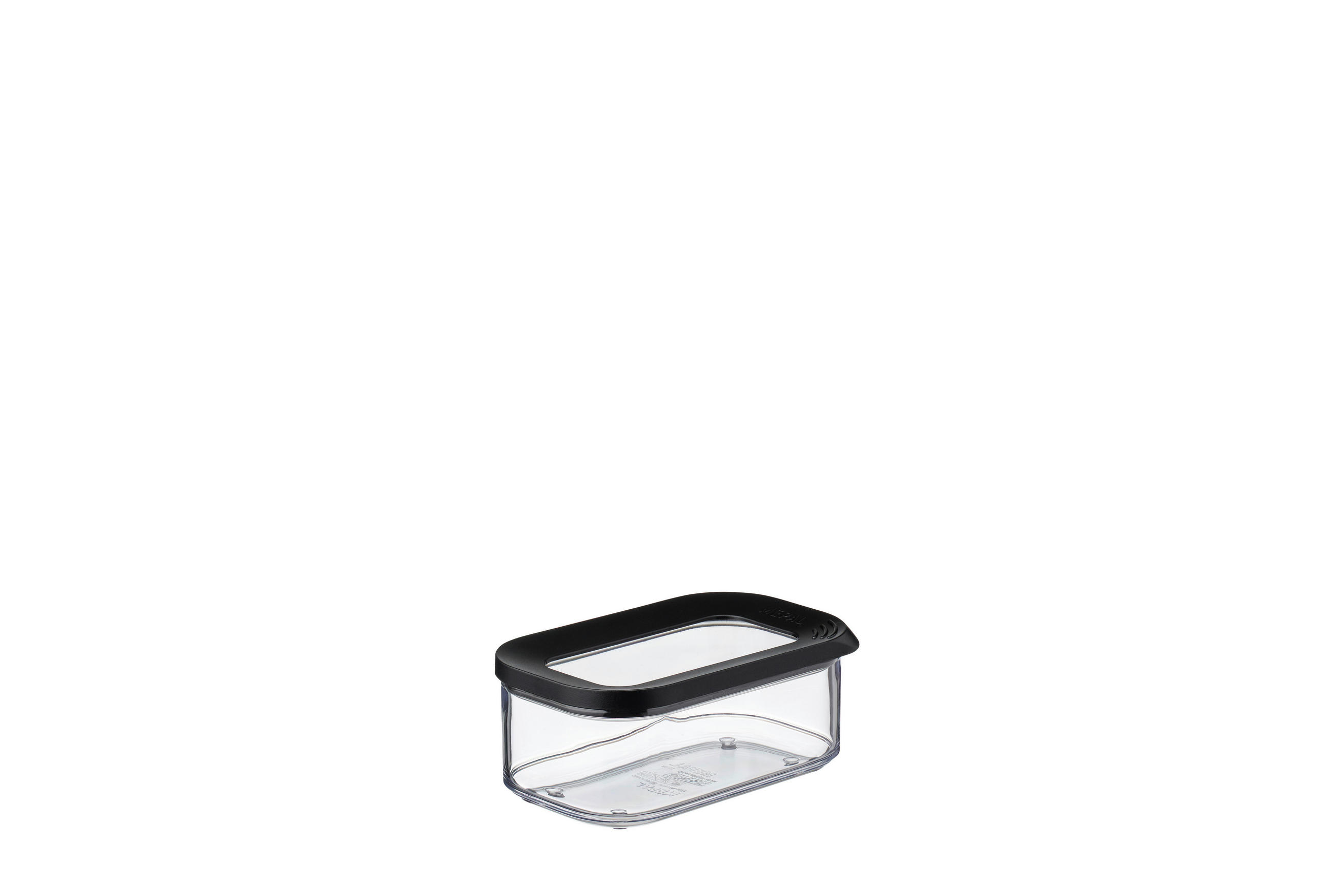 VORRATSDOSE MODULA 0,425 L  - Transparent/Schwarz, KONVENTIONELL, Kunststoff (14,4/9/5,9cm) - Mepal