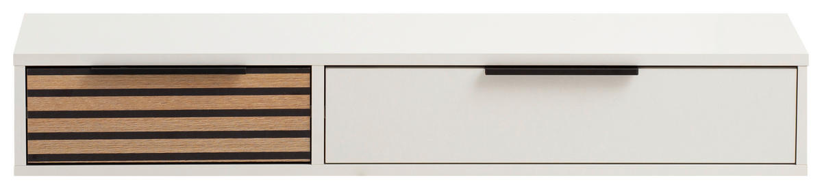 KOMMODE  in 103,7/16,4/32,05 cm  - Eichefarben/Schwarz, Design, Holzwerkstoff/Metall (103,7/16,4/32,05cm) - MID.YOU