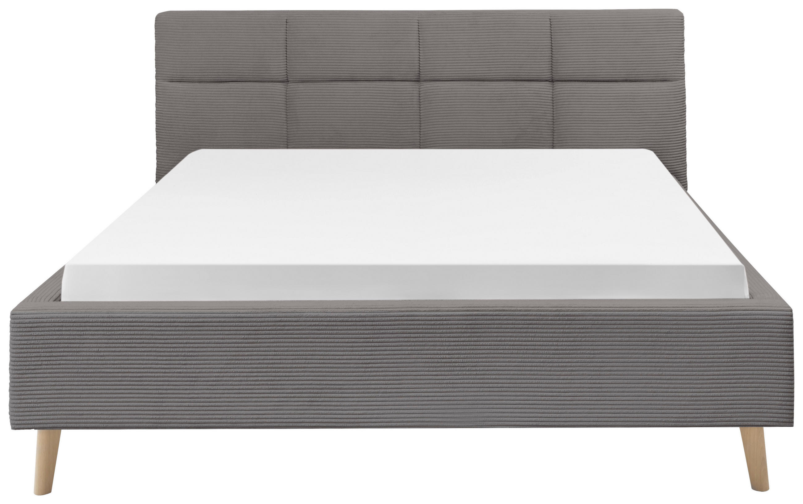 Thumbnail - SetOne by Musterring Polsterbett, Grau, Textil, Esche, 180x200 cm, Stoffauswahl, in verschiedenen Größen erhältlich, Sch...