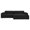 Freisteller von home24 ECKSOFA Schwarz Cord.