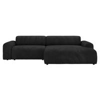 Freisteller von home24 ECKSOFA Schwarz Cord.