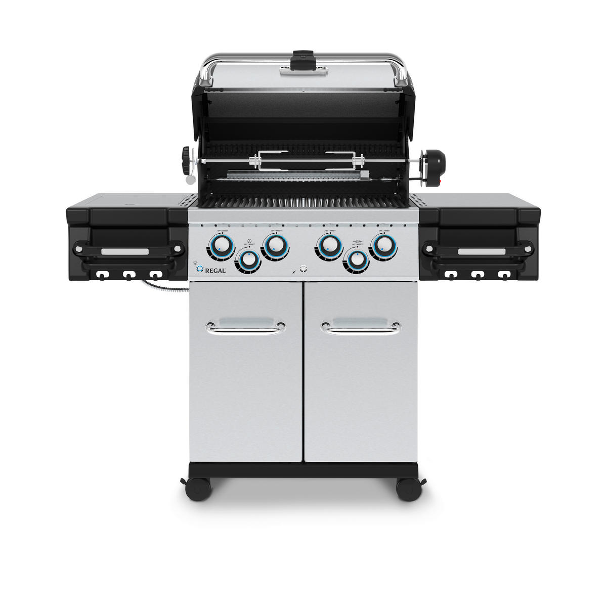 PLINSKI ŽAR  REGAL - barve nerjavečega jekla, Basics, kovina (143/125/63cm) - Broil King