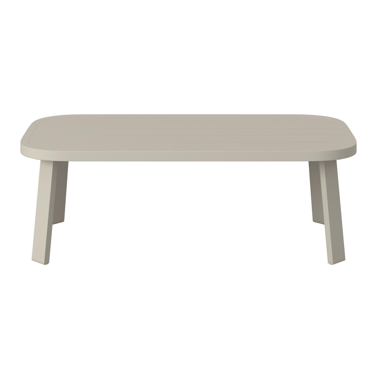 GARTENSET Webstoff Aluminium  - Beige/Weiß, MODERN, Textil/Metall (67/122/53/82/82/35/72/72/103cm) - Ambia Garden