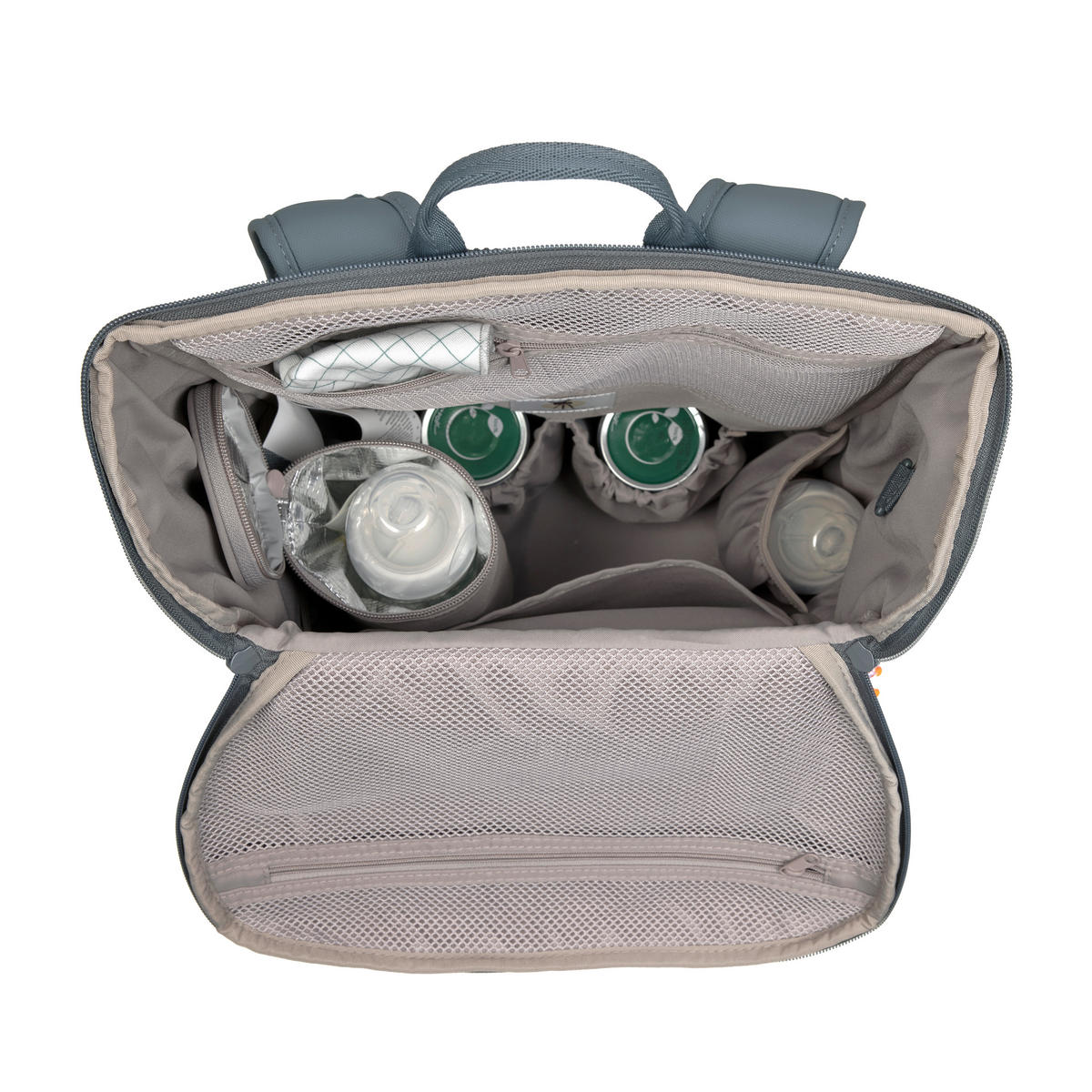WICKELRUCKSACK Slender Up  - Anthrazit, Basics, Textil (34/15/46cm) - Lässig