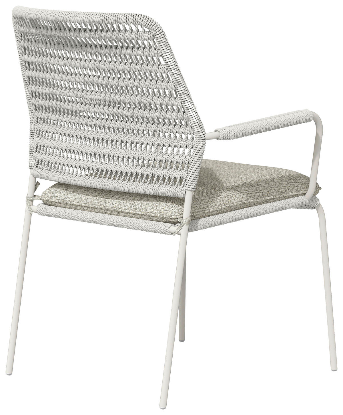GARTENSTUHL - Creme, Basics, Kunststoff/Textil (59/87/67cm) - Tierra Outdoor