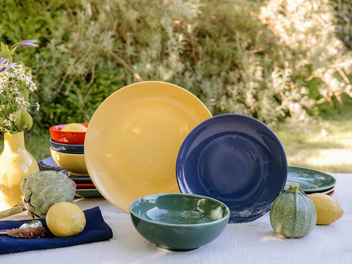 TAFELSERVICE Joy 12-teilig  - Multicolor, Basics, Keramik - Creatable