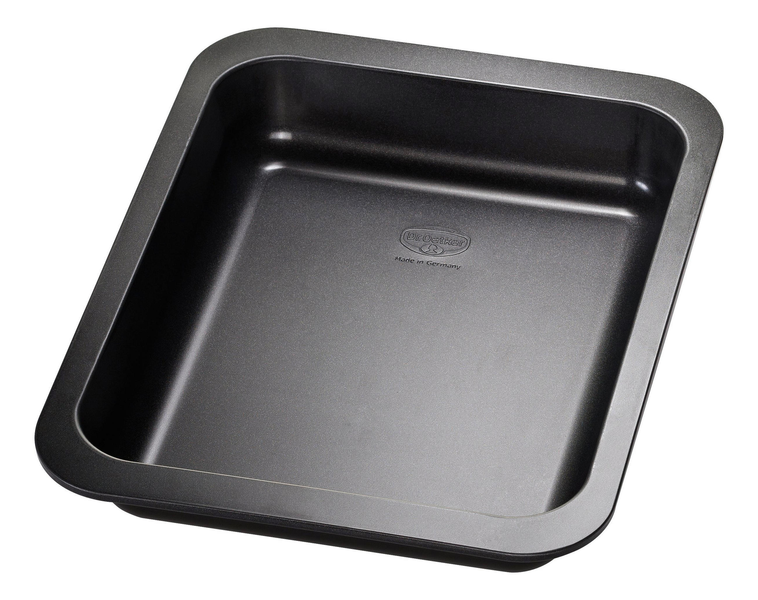AUFLAUFFORM Metall  - Schwarz, Basics, Metall (28/22cm) - Dr.Oetker