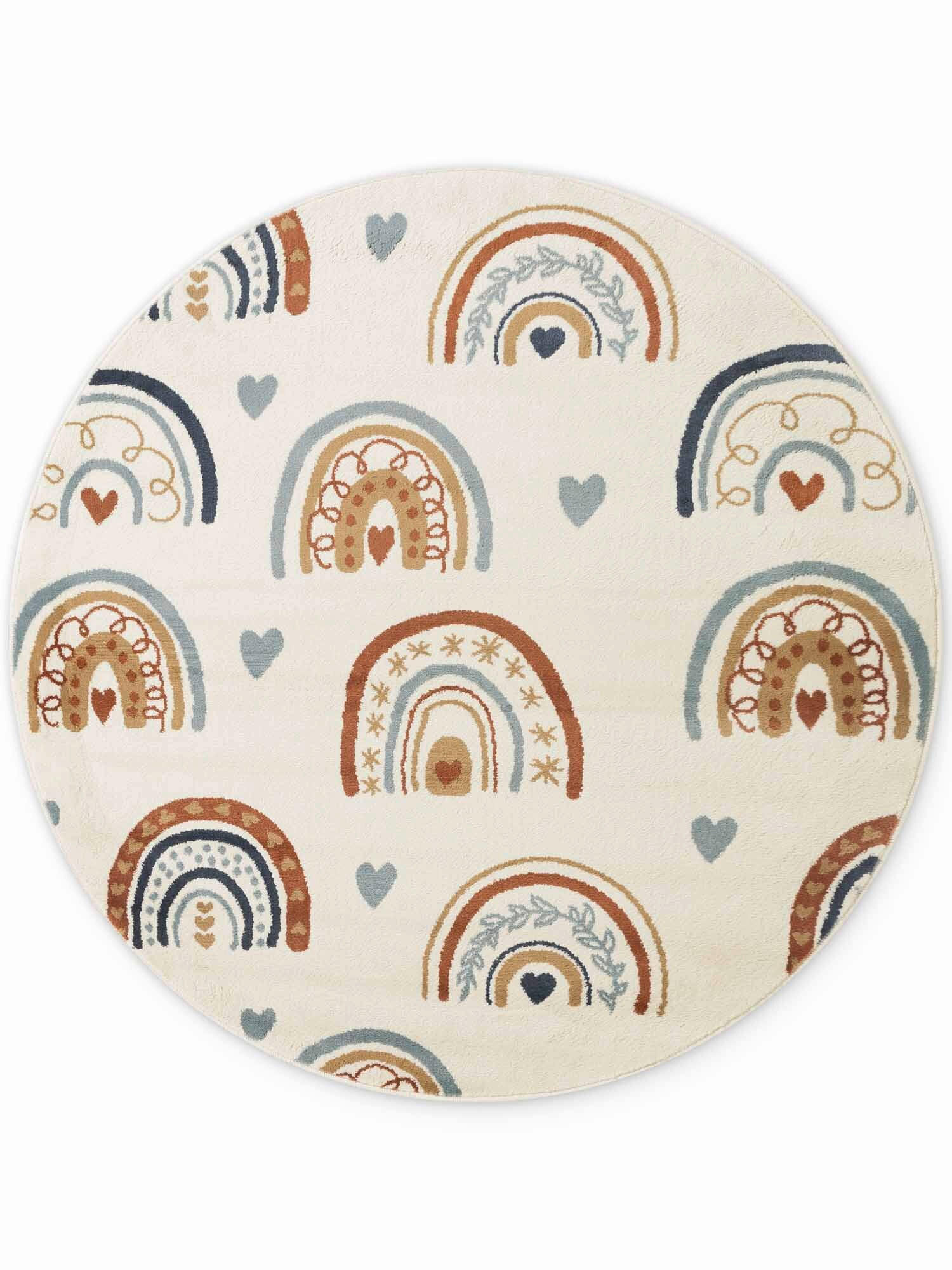 KINDERTEPPICH 160 cm Adventures Regenbogen  - Multicolor/Creme, Design, Kunststoff/Textil (160cm) - Hanse Home