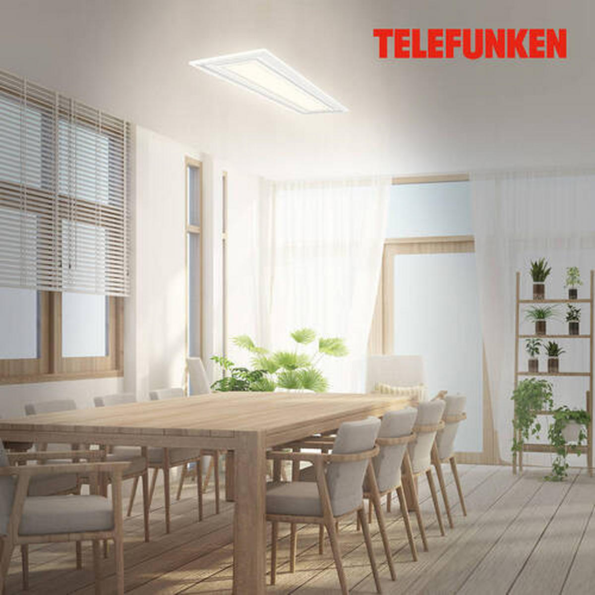 LED PANEL  - bijela, Trend, metal/plastika (100/25/6,3cm)