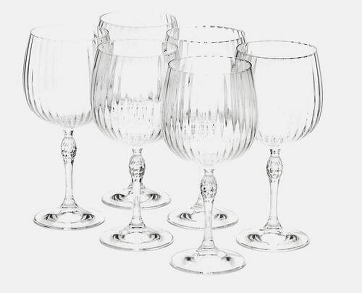 COCKTAILGLAS 745 ml 6 delar  - klar, Klassisk, glas (23,5/22,5/33,50cm) - Van Well