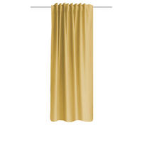 WÄRMESCHUTZVORHANG blickdicht  - Gelb, Basics, Textil (135/225cm) - Schmidt W. Gmbh