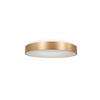 LED-DECKENLEUCHTE Modern 30/9 cm    - Goldfarben, Basics, Kunststoff/Metall (30/9cm)
