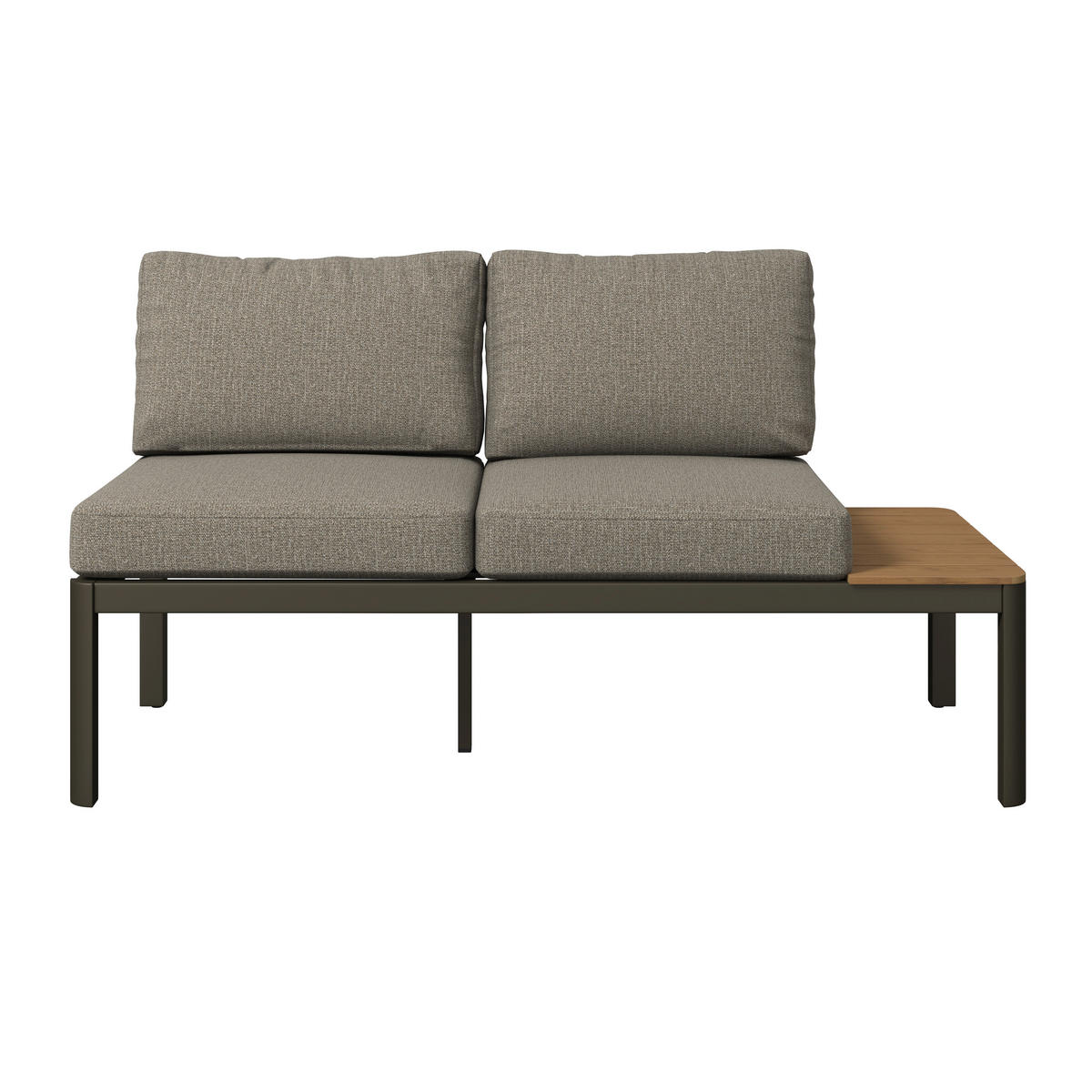 LOUNGE GARNITÚRA 3 részes   239.5/215/83 cm  - natúr színű/Pezsgő, Design, műanyag/textil (239.5/215/83cm) - Amatio