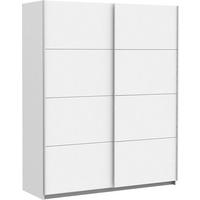 FÜGGESZTETT TOLÓAJTÓS SZEKRÉN fehér  - ezüstszínű/fehér, Design, faalapú anyag/fém (170/210/61cm) - Ti'me