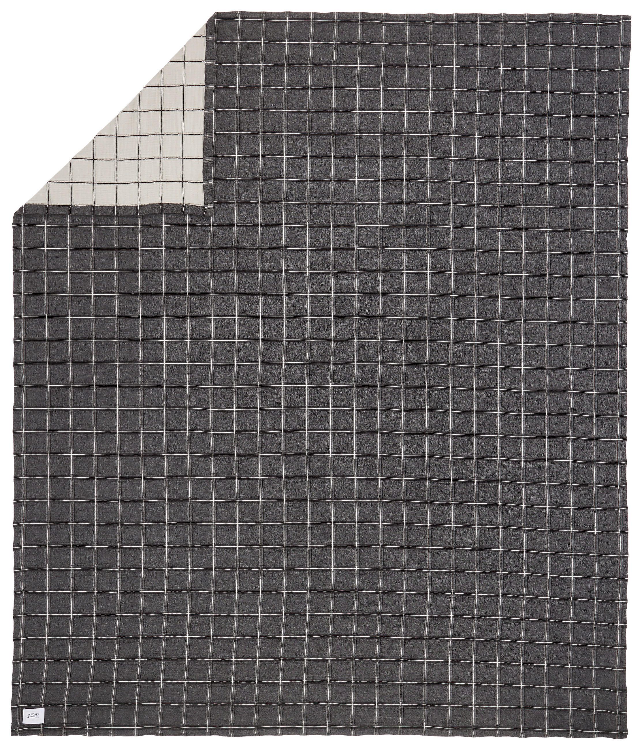 ÜBERWURF  - Anthrazit, Basics, Textil (220/240cm) - Schöner Wohnen