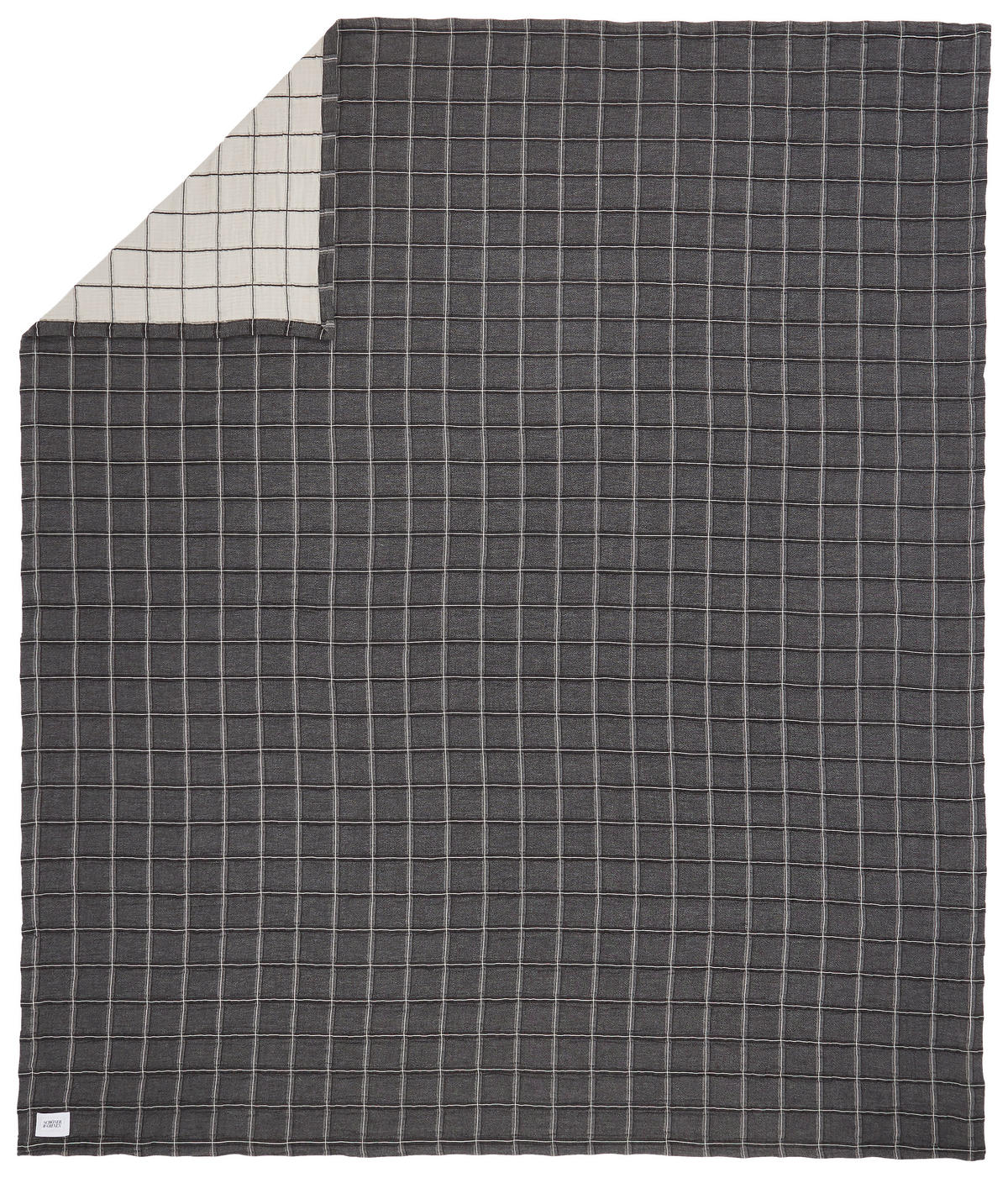 ÜBERWURF  - Anthrazit, Basics, Textil (220/240cm) - Schöner Wohnen