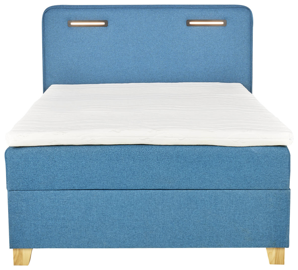 BOXBETT 120/200 cm  in Türkis  - Türkis, KONVENTIONELL, Holz/Textil (120/200cm) - Moderano