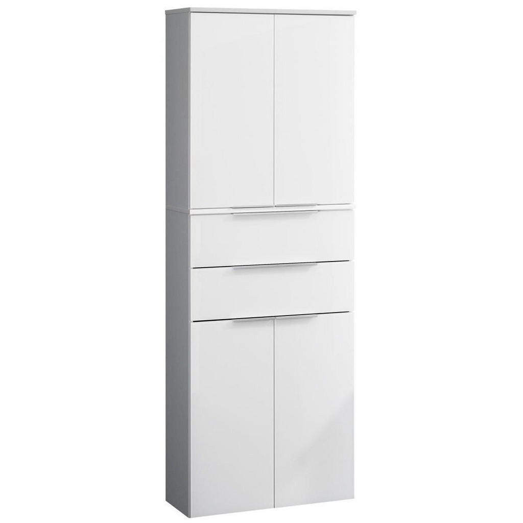 Hochschrank Mit Soft-Close Kara White B: 61cm, Weiß