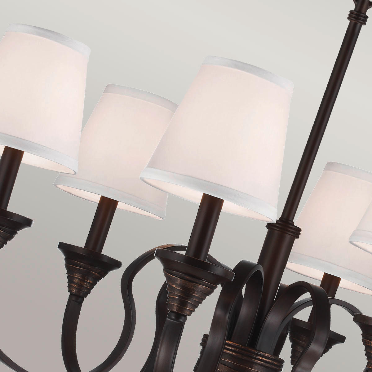 KRONLEUCHTER 79.1/82.6 cm    - Bronzefarben, Basics, Metall (79.1/82.6cm) - Elstead Lighting