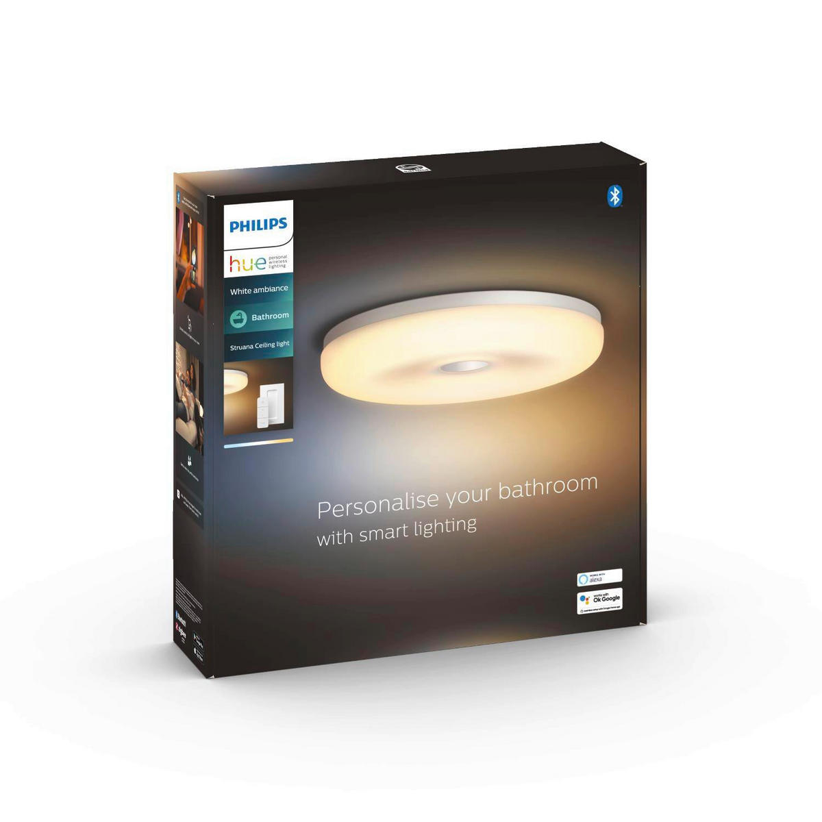 LED-DECKENLEUCHTE White Ambiance Struana 36/5,9 cm  - Weiß, Design, Kunststoff (36/5,9cm) - Philips HUE