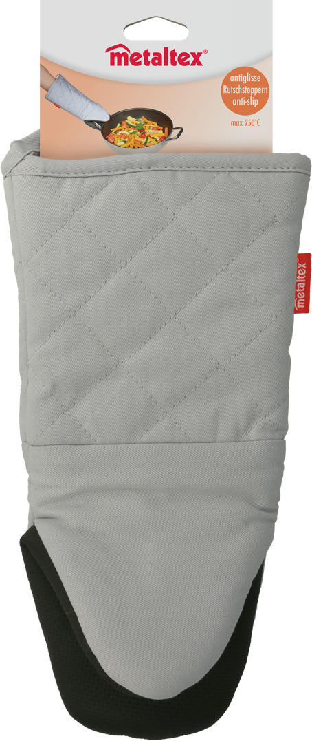 MĂNUȘĂ PENTRU CUPTOR gri  - gri, Basics, textil (15/30/0,5cm)