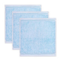FROTTIERSET Superwuschel Hellblau 3-teilig  - Hellblau, Basics, Textil (30/30cm) - Moeve