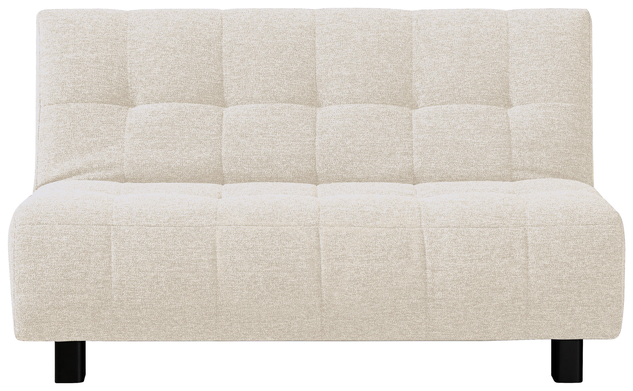 SCHLAFSOFA Naturfarben  - Schwarz/Naturfarben, Design, Textil/Metall (145/92/102cm) - Novel