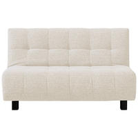 SCHLAFSOFA Naturfarben Stoffauswahl, Schlafen auf Sitzhöhe  - Schwarz/Naturfarben, Design, Textil/Metall (145/92/102cm) - Novel