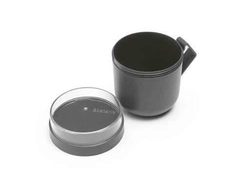 KRABIČKA NA OBĚD  plast 0,6 l - tmavě šedá, Basics, plast (11/13cm) - Brabantia