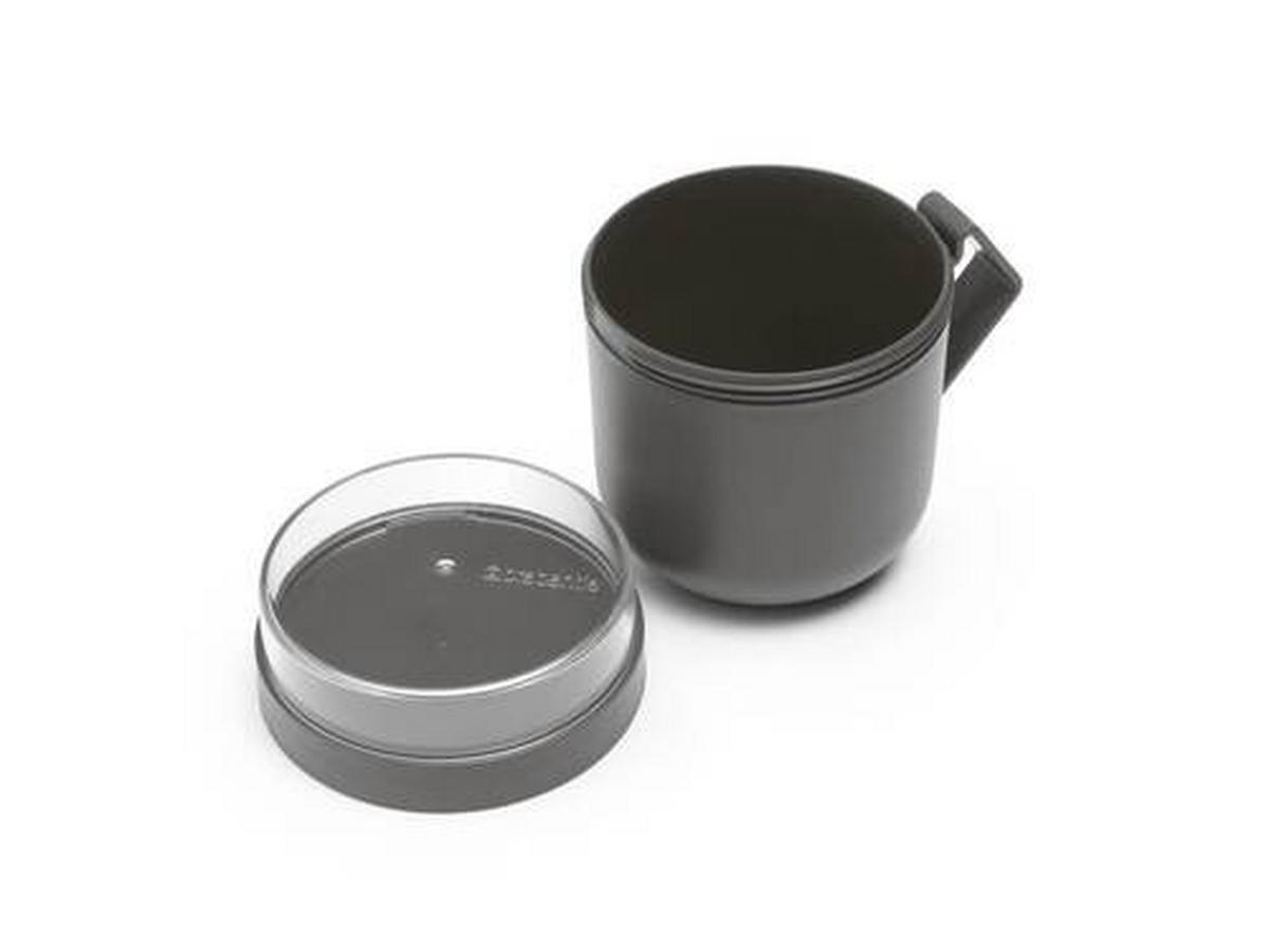 KRABIČKA NA OBĚD  plast 0,6 l - tmavě šedá, Basics, plast (11/13cm) - Brabantia