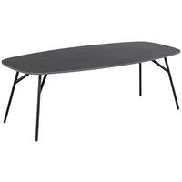 COUCHTISCH in Metall, Keramik 120/60/41 cm  - Schwarz, Design, Keramik/Metall (120/60/41cm) - MID.YOU