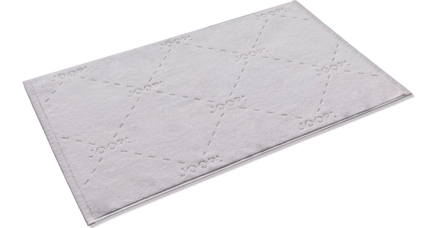BADTEPPICH Silberfarben, Hellgrau 45/65 cm  - Silberfarben/Hellgrau, Design, Textil (45/65cm) - Joop!