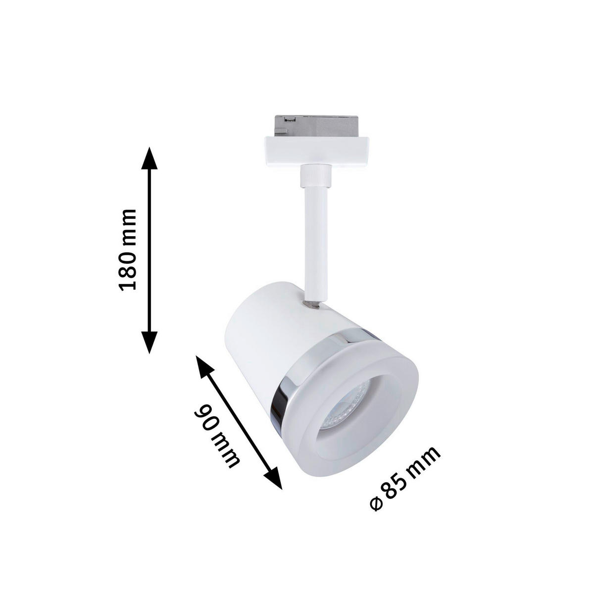 SCHIENENSYSTEM-STRAHLER Cone 8,5/18,0 cm   - Basics (8,5/18,0cm) - Paulmann