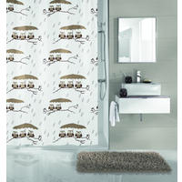 ZAVJESA ZA TUŠ  taupe  EULEN  - taupe, Konvencionalno, plastika (180/200cm) - Kleine Wolke