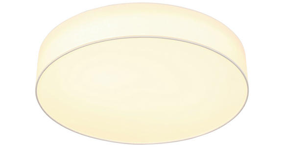 LED-DECKENLEUCHTE - Beige/Weiß, Trend, Kunststoff/Textil (60/11cm) - Novel