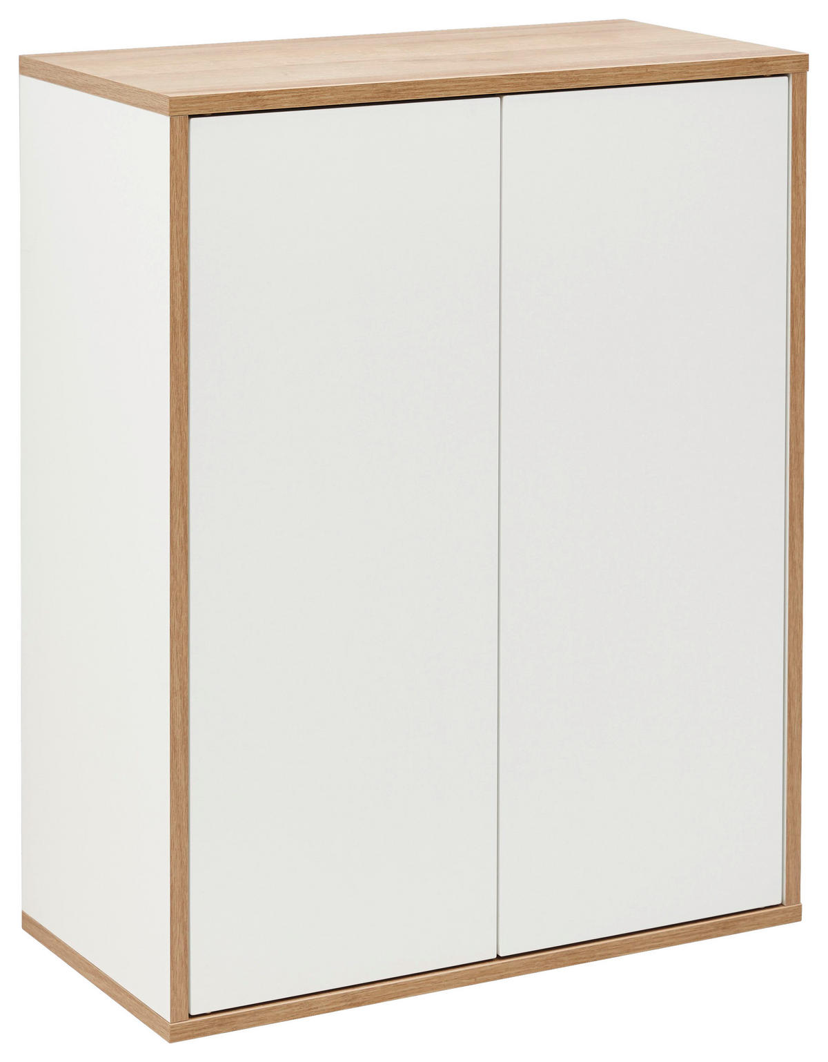 UNTERSCHRANK 60/75/30,5 cm   - Eichefarben/Weiß, MODERN, Glas/Holzwerkstoff (60/75/30,5cm) - MID.YOU