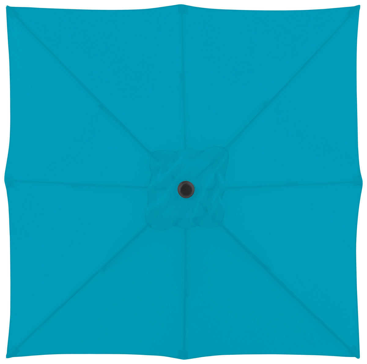 SONNENSCHIRM 210x210 cm Petrol  - Anthrazit/Petrol, Design, Textil/Metall (210/210cm) - Doppler