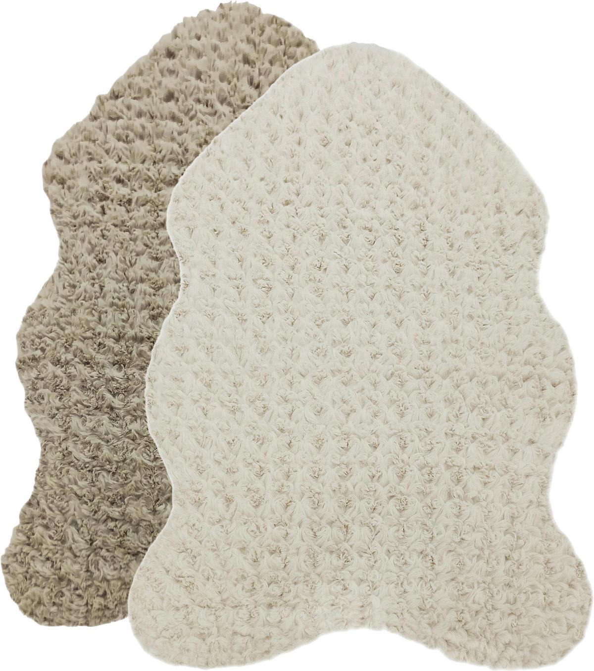 KUNSTFELL 60/90 cm  - Weiß, MODERN, Leder/Textil (60/90cm) - Boxxx