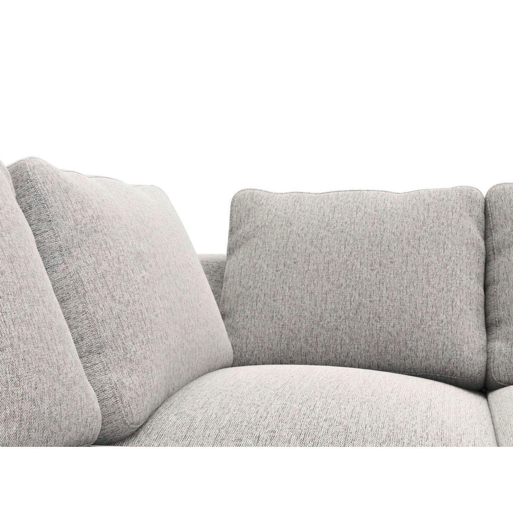 Thumbnail - Livetastic Ecksofa, Hellgrau, Textil, 5,5-Sitzer, Füllung: Schaumstoff, Ottomane rechts, L-Form, 252x206 cm, Goldenes M,...