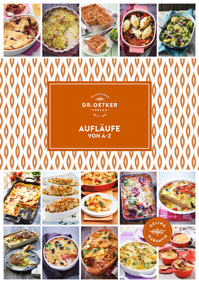 KOCHBUCH Aufläufe von A-Z  - Basics (16,7/23,6/1,8cm) - Dr.Oetker