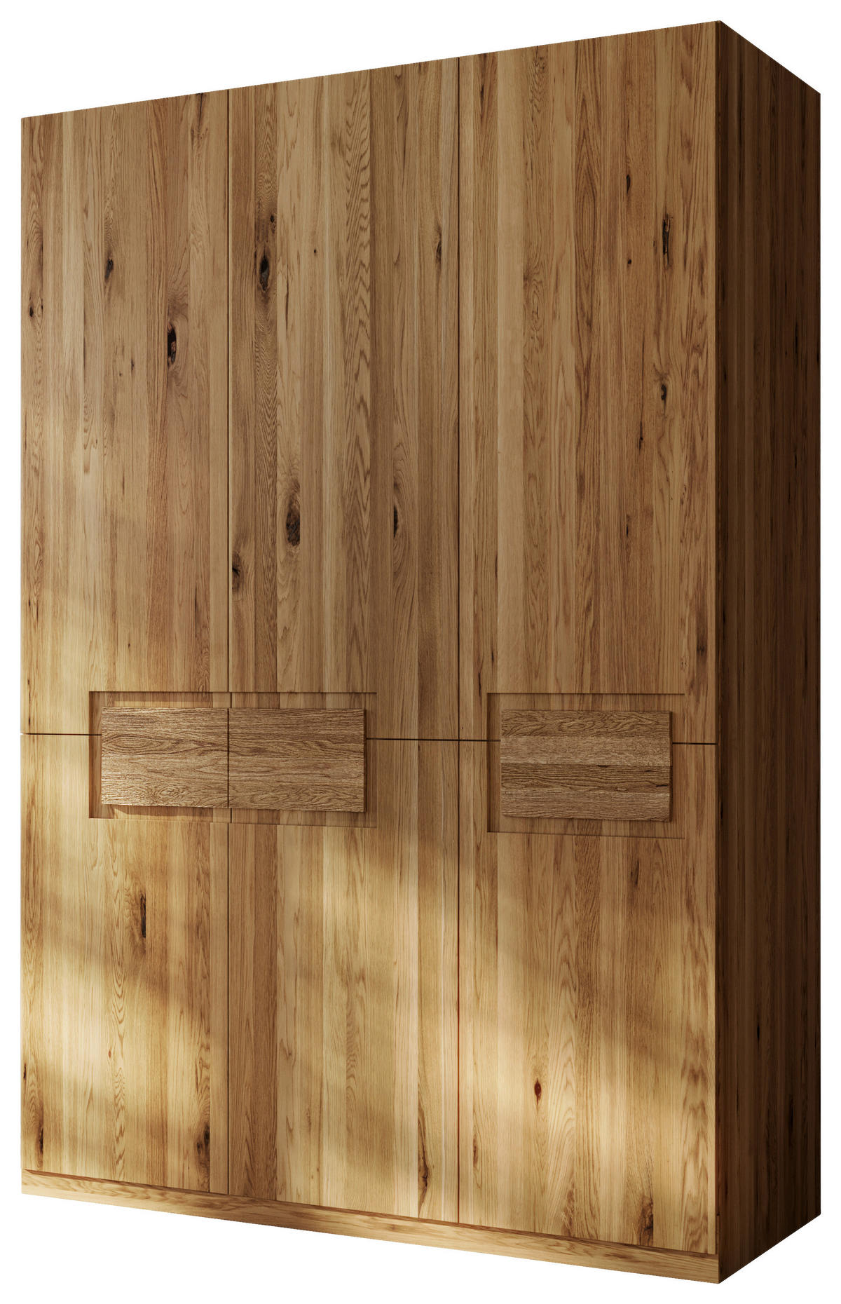 DREHTÜRENSCHRANK  in Eichefarben  - Eichefarben, MODERN, Holz (152/223/62cm) - MID.YOU