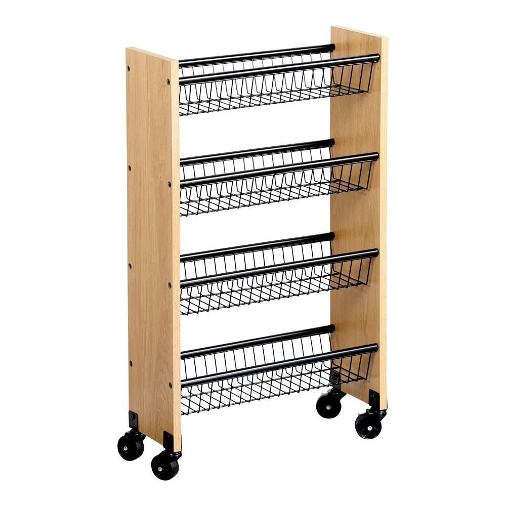 SERVIERWAGEN Braun, Schwarz  - Schwarz/Braun, Trend, Holzwerkstoff/Metall (45/17/77cm) - Kesper