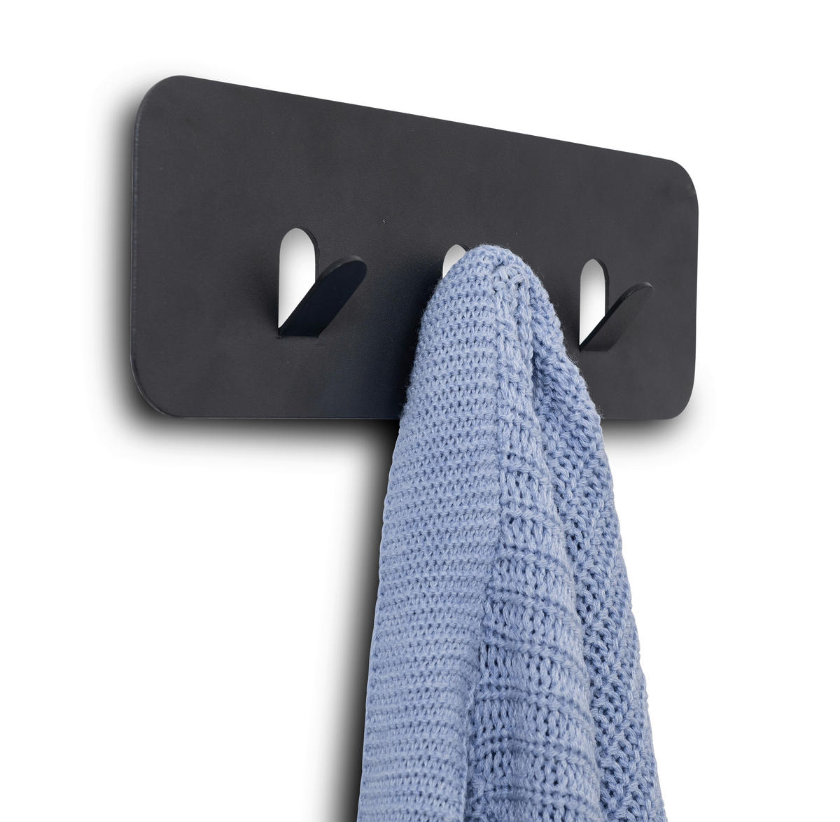HAKENLEISTE  in Anthrazit  - Anthrazit, Design, Metall (30/10/3cm) - Xora