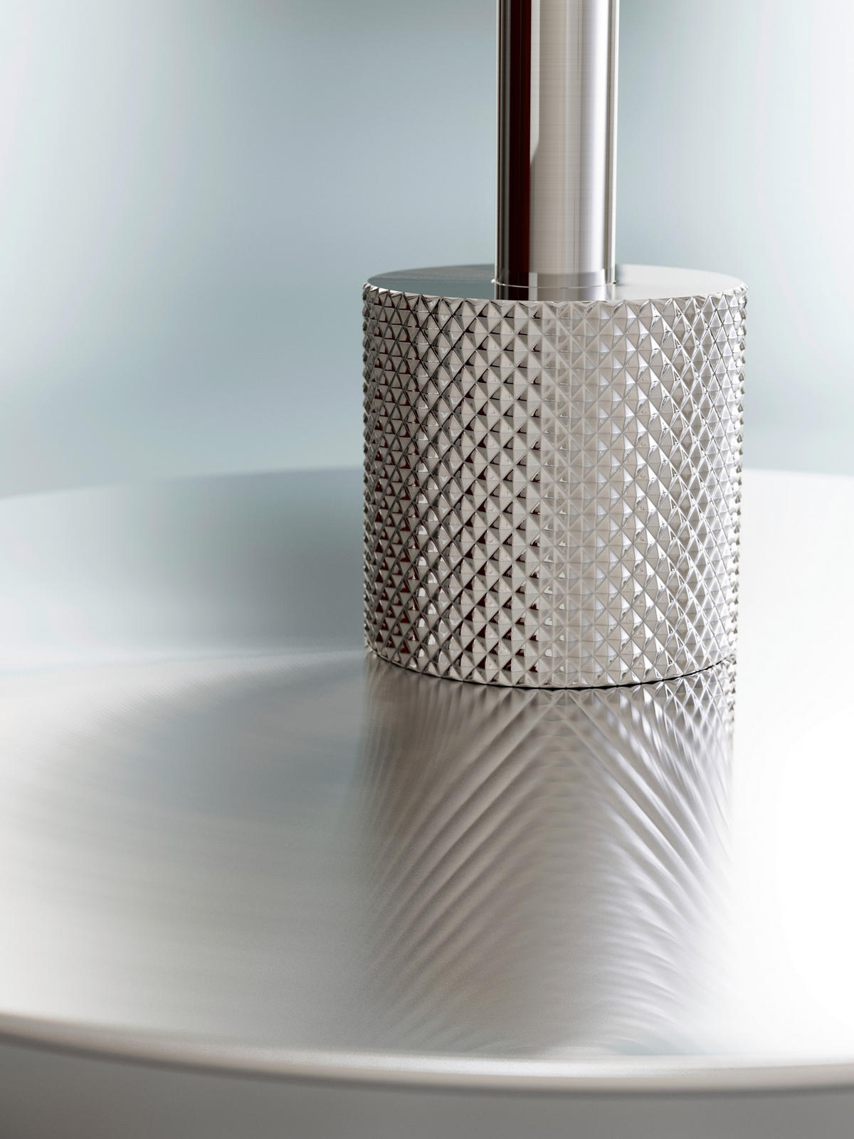 TISCHLEUCHTE Gil il Grande 14/14/37 cm  - Chromfarben, Basics, Metall (14/14/37cm) - Belid