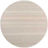 OUTDOORTEPPICH  Wohnzimmer 160 cm DESERT Beige rund  - Beige, Design, Textil (160cm) - Ayyildiz 