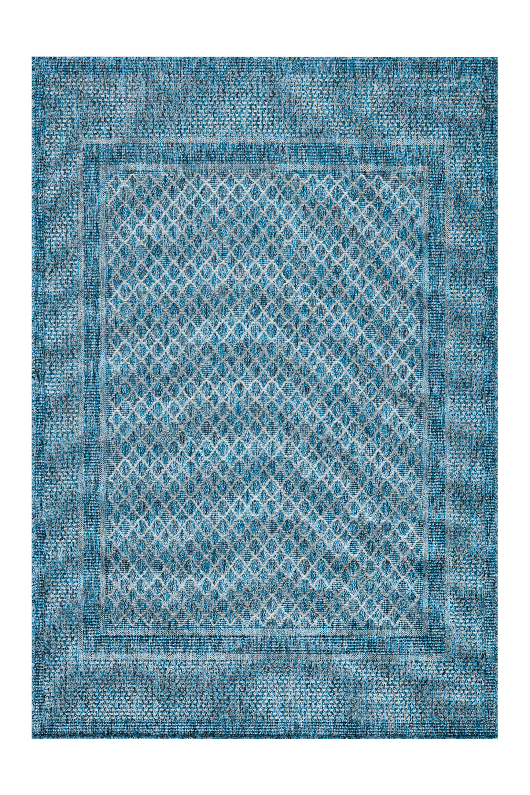 FLACHWEBETEPPICH 160/230 cm Graublau  - Graublau, Basics, Textil (160/230cm) - Novel