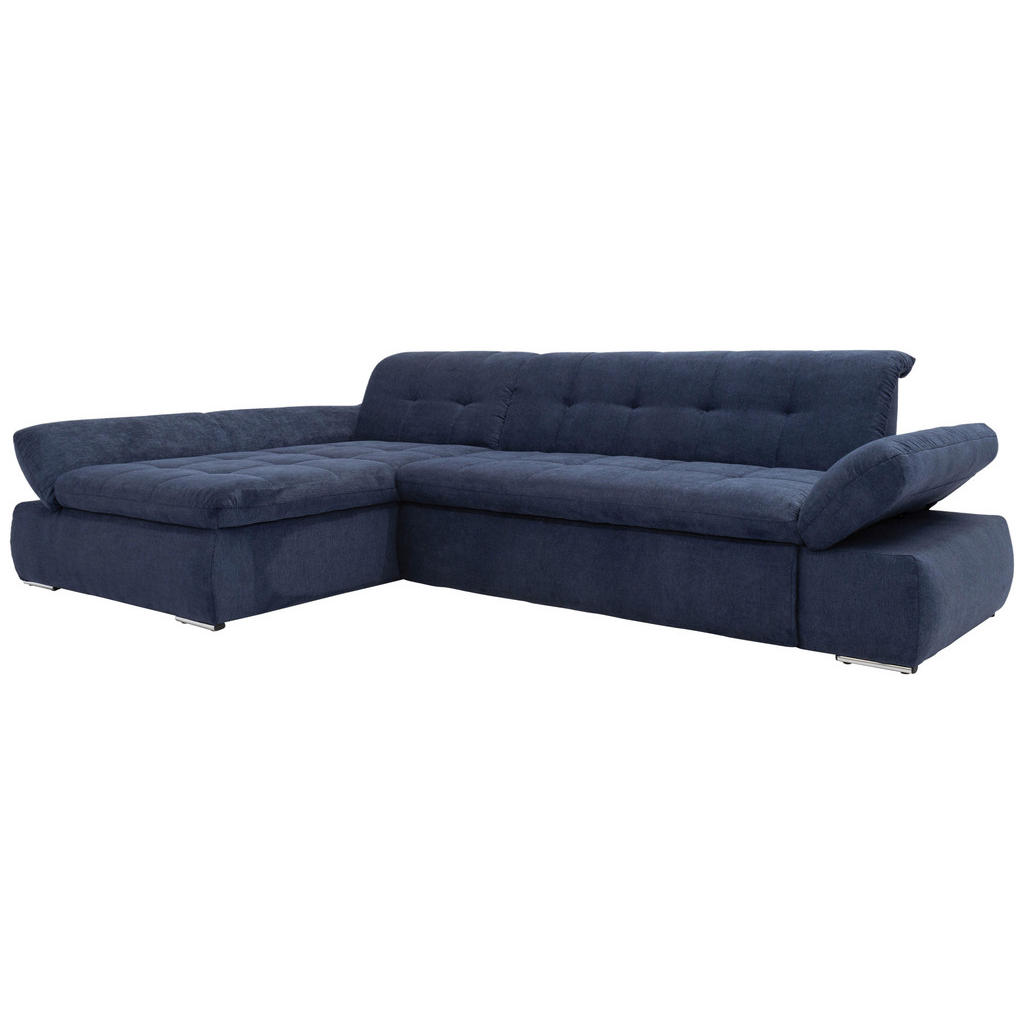 Thumbnail - Mid.you Ecksofa, Dunkelblau, Textil, Uni, 3-Sitzer, L-Form, 300x172 cm, Made in EU, FSC Mix, Schlafen auf Sitzhöhe, Wohn...